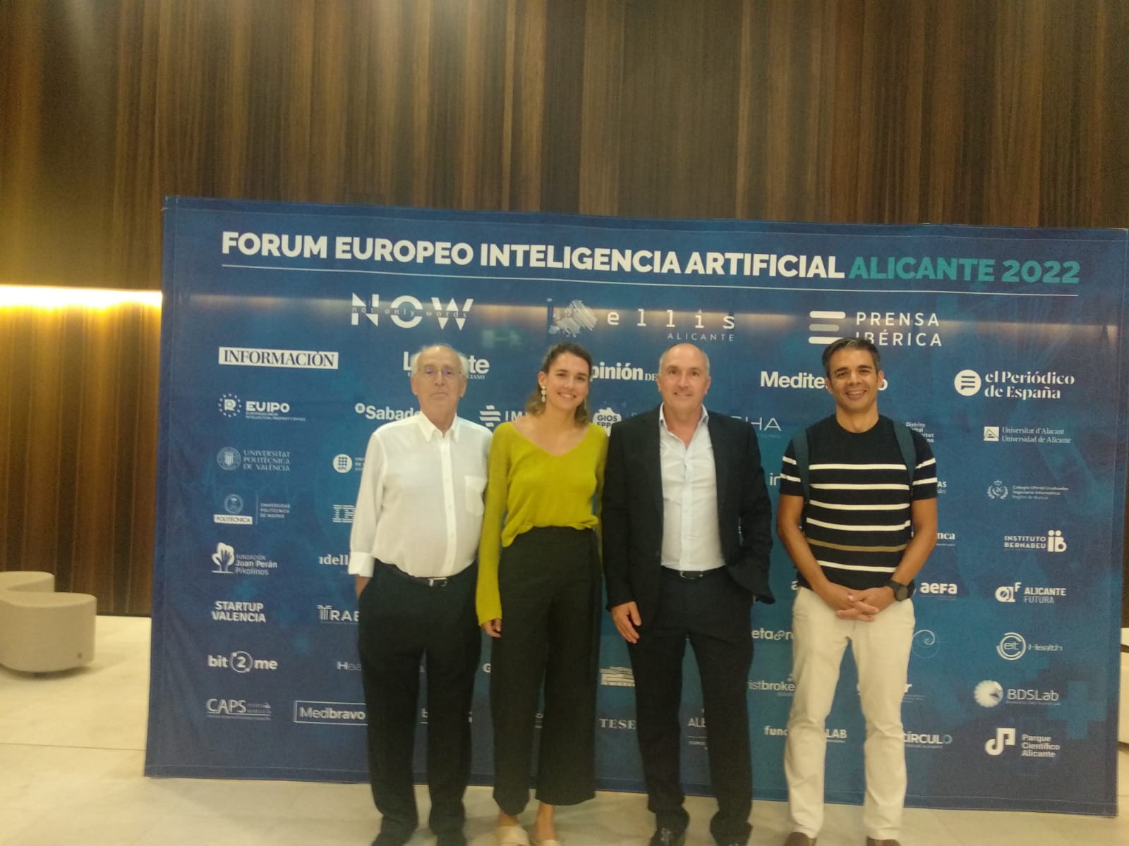 Javier Sancho y el equipo de Newmabrain