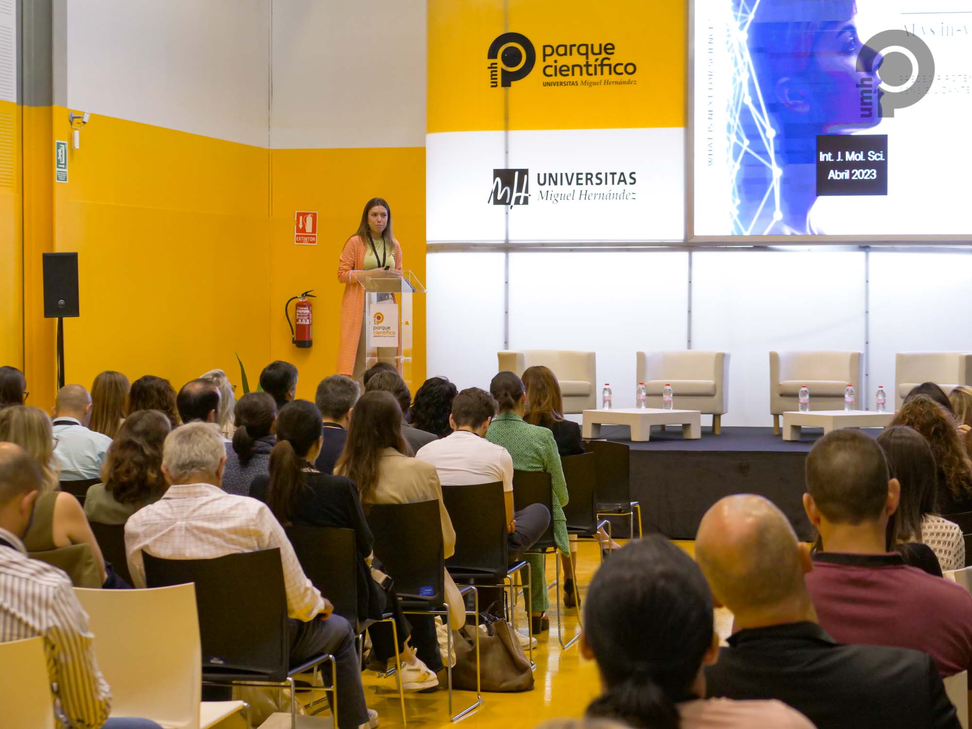 Marisa Ferré durante su ponencia