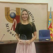 La cofundadora Centro CREA Yolanda Quiles galardonada en los premios al Talento Docente de la UMH