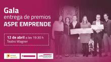 Aspe celebra una Gala para premiar a los emprendedores de la segunda edición del programa Aspe Emprende