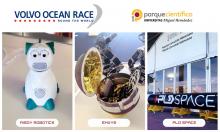Cohetes de combustible líquido, nanosatélites y robots educativos en la Volvo Ocean Race