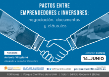 JORNADA: Negociación, documentos y cláusulas en pactos entre emprendedores e inversores 