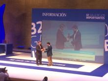 PLD Space recoge su galardón en la entrega de los “Premios Importantes” del diario Información