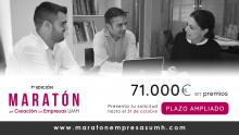 Ampliado el plazo de inscripción para la 7ª Maratón UMH: 71.000 euros para los proyectos más innovadores