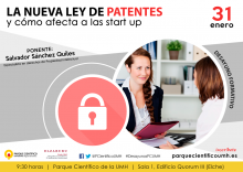 31/01 Desayuno Formativo: nueva Ley de Patentes y cómo afecta a las start up