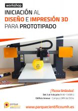 Este taller ofrecerá una parte práctica en la que los inscritos realizarán impresiones 3D así como un análisis final para detectar las debilidades de su prototipo y determinar cómo pueden mejorarlo