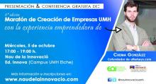 Presentación 6ª Maratón UMH y charla sobre experiencias emprendedoras