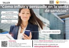 COEX y el Parque Científico UMH ofrecen un taller sobre persuasión en la venta de servicios