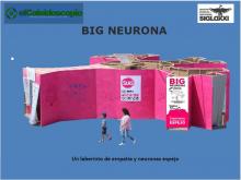 Una neurona gigante de 15 metros viaja de Elche a Madrid