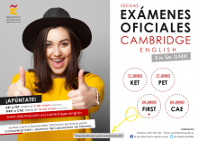 Abiertas las inscripciones para la convocatoria de junio de los exámenes Cambridge English