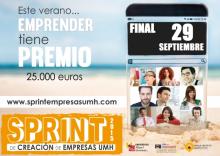 29/09 Final del 3er Sprint UMH: los proyectos ganadores podrán conseguir hasta 10.000€ para lanzar sus negocios