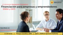 Desayuno Formativo sobre ayudas públicas para emprendedores y empresas. ENISA y CDTI