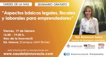 19/02 Seminario sobre aspectos legales, fiscales y laborales básicos