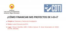Jornada ¿Cómo  financiar mis proyectos de I+D+i?