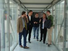 El alcalde de Elche y el concejal de Promoción Económica visitan el Parque Científico de la UMH