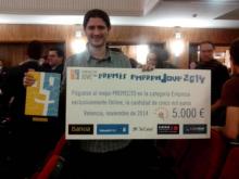 Runnerplace, Premio al mejor proyecto online EmprenJove 2014