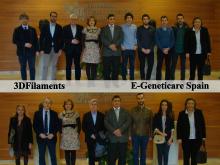 Las empresas 3DFilaments y E-Geneticare Spain se incorporan al Parque Científico de la UMH