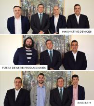 La UMH participa con un 5% en estas compañías, que pasan a formar parte de la red empresarial del Parque Científico de la UMH