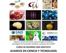 El curso es gratuito, está organizado por la UMH y en él participan empresas y colaboradores del Parque Científico de la UMH.