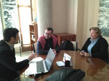 La oficina, que se pondrá en funcionamiento en fechas próximas, es la antesala de lo que se convertirá en la sede Health del Parque Científico de la UMH en Sant Joan d’Alacant