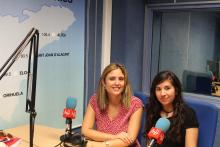 Imagen de las locutoras del programa