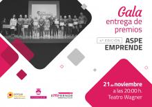 Aspe organiza una gala para dar a conocer a los ganadores de la 4a edición de Aspe Emprende
