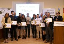 Las iniciativas galardonadas se han repartido un total de 2.400€ con el fin de favorecer la puesta en marcha, así como, la continuidad de sus negocios