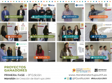 Las doce iniciativas galardonadas y las tres propuestas que han recibido accésit pasarán a la segunda etapa del programa 