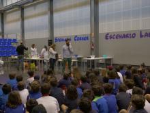 Talleres sobre alimentación, radio, granizados y hamburguesas saludables en la visita del colegio Jesuitas al PCUMH