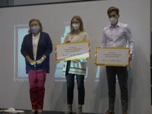 Tonia Salinas y los promotores del trabajo