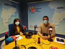 María Comín y Paco Hernaiz, técnicos del Área de Comunicación del PCUMH