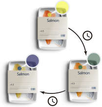 Etiqueta biodegradable desarrollada por Oscillum