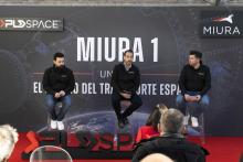 El equipo de PLD Space en la presentación de Madrid