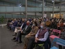 A la jornada asistieron el rector de la UMH, los patrocinadores, los emprendedores de ambos programas y el equipo de mentores del PCUMH