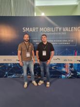 Los técnicos del Área de Emprendimiento del PCUMH Álvaro Alhama y Germán Sánchez