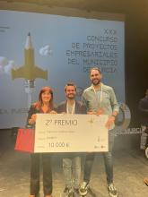 Francisco Huertas, CEO de Marbyt, recibe el premio en la gala final del certamen