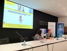 Belén Lara, CEO de Blockiure durante su intervención