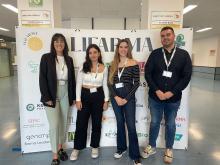 Carla Bernabeu, Carolina Alcaide, Laura Martínez y Germán Sánchez