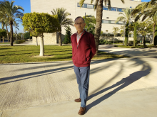 Antonio Ferrer en las instalaciones de la UMH. 