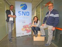 Enrique Roche, Néstor Vicente y Encarna Fuster, promotores de Nutrievidence