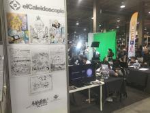 El Caleidoscopio, durante la Feria del Cómic de Valencia
