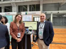 Irene Tortosa y Pablo Belmonte durante el evento