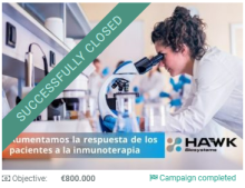 Hawk Biosystems ha cerrado con éxito su ronda de financiación con Capital Cell