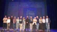 Foto de los premiados en esta tercera edición del festival.