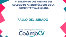 El PCUMH, en el jurado de la VI edición de los “Premios a los Mejores Trabajos de Fin de Grado y Fin de Máster” organizados por el CoAmbCV