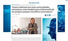En Información | “Somos referente por otras universidades extranjeras como modelo para el desarrollo de sus propios parques científicos innovadores”