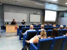 La cofundadora y CEO de la empresa Blockiure del Parque Científico de la UMH, Belén Lara, ha participado recientemente en el “XX Foro Aranzadi Social Elche”