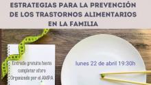 Centro CREA imparte en un instituto de Elche una charla sobre estrategias para prevenir TCA en la familia