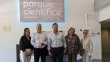 Representantes del Ayuntamiento de Elche visitan el Parque Científico de la UMH