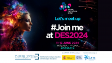 APTE y la plataforma DISRUPTIVE se unen al Digital Enterprise Show 2024 para impulsar la digitalización